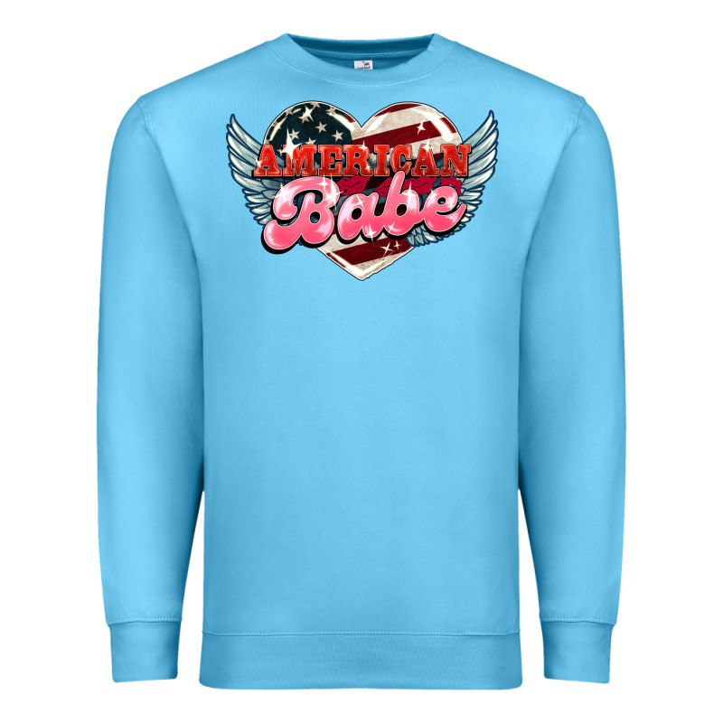 American Babe Premium Sweatshirt by HowdyJamesFarm | Teevron