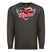 Smoke American babe Premium Sweatshirt - HowdyJamesFarm