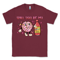 Burgundy will you be my Classic Tee - MaliasSmallBusiness