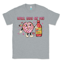Heather Grey will you be my Classic Tee - MaliasSmallBusiness