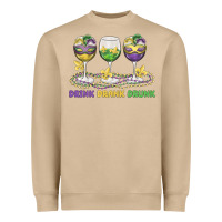 Drink Drank Drunk Heavyweight Sweatshirt | Teevron