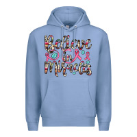 Colony Blue believe in miracles Premium Hoodie - JahusDesignShop