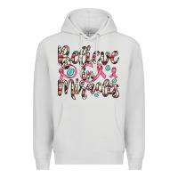 Dove Grey believe in miracles Premium Hoodie - JahusDesignShop