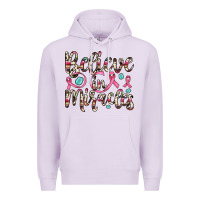 Lilac believe in miracles Premium Hoodie - JahusDesignShop