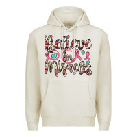 Oatmeal Heather believe in miracles Premium Hoodie - JahusDesignShop