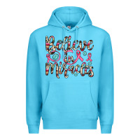 Ocean Blue believe in miracles Premium Hoodie - JahusDesignShop