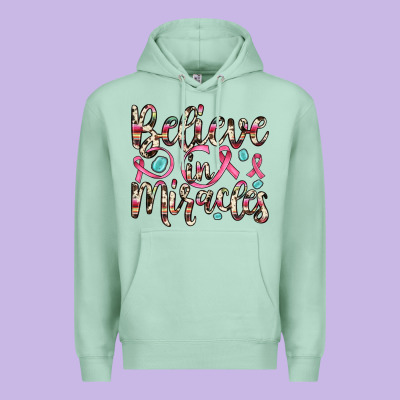 Believe In Miracles Premium Hoodie Designed By Jahusdesignshop
