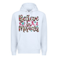 White believe in miracles Premium Hoodie - JahusDesignShop