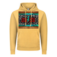 Vintage Mustard leopard lightning bolt mimi mother's day Vintage Hoodie - Jasminsmagicworld