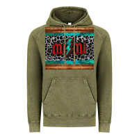Vintage Olive leopard lightning bolt mimi mother's day Vintage Hoodie - Jasminsmagicworld