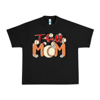 Black t ball mom Urban Heavy Tee - MaliasSmallBusiness