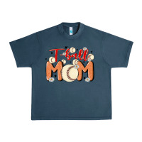 Midnight Navy t ball mom Urban Heavy Tee - MaliasSmallBusiness