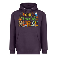 Plum One thankful Nurse Heavyweight Hoodie - NancyCooperArtShop
