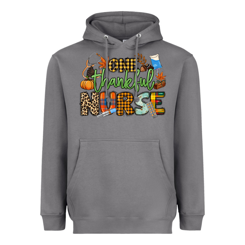 One Thankful Nurse Heavyweight Hoodie by NancyCooperArtShop | Teevron