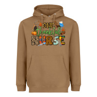 Toasted Coconut One thankful Nurse Heavyweight Hoodie - NancyCooperArtShop