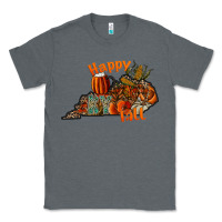 Charcoal Heather happy fall Classic Tee - CowhideDigitalArt