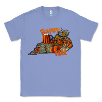 Colony Blue happy fall Classic Tee - CowhideDigitalArt