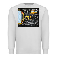 Dove Grey i'm a bus driver school bus black Premium Sweatshirt - TumblerDesignByShophia