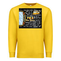 Lemon i'm a bus driver school bus black Premium Sweatshirt - TumblerDesignByShophia