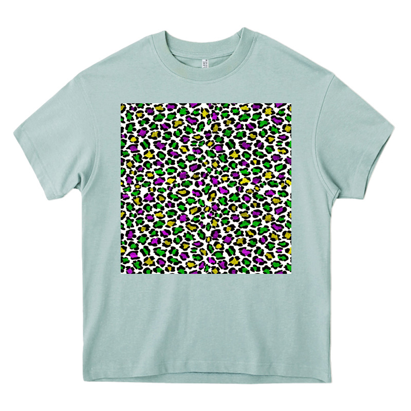 Mardi Gras Leopard  Seamless Pattern Heavy Core Tee by FaDigitalArtStudio | Teevron