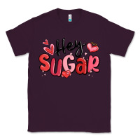 Plum hey sugar valentines day Classic Tee - MaliasSmallBusiness
