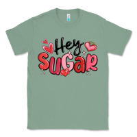 Sage hey sugar valentines day Classic Tee - MaliasSmallBusiness