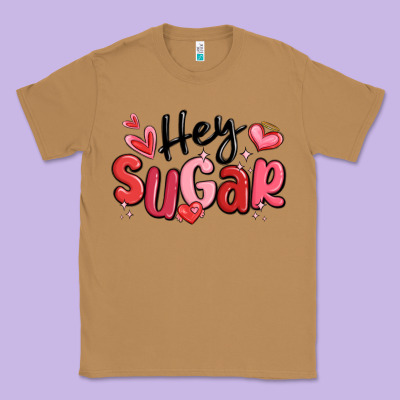 Hey Sugar Valentines Day Classic Tee Designed By Maliassmallbusiness