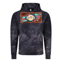 Cloud Black preview western pink flovers leopard serape   license plate template Vintage Hoodie - BarkalooDesign