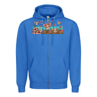 True Royal floral chihuahua dogs Zipper Hoodie - Jasminsmagicworld
