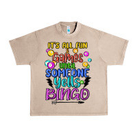 French Oak bingo Urban Heavy Tee - MaliasSmallBusiness