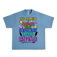 Pebble Blue bingo Urban Heavy Tee - MaliasSmallBusiness