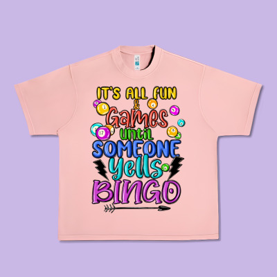 Bingo Urban Heavy Tee Designed By Maliassmallbusiness