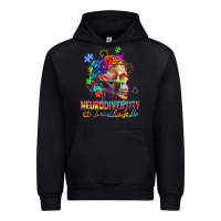 Black Neurodiversity is beautiful Urban Hoodie - FaDigitalArtStudio