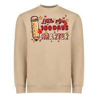 Mushroom little miss 100 days smarter Heavyweight Sweatshirt - MaliasSmallBusiness