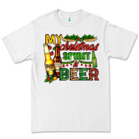 My Christmas Spirit Is Beer With Beer Bottles Premium Tee | Teevron