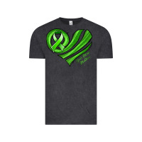 Vintage Black mental health awareness heart Vintage Tee - Jasminsmagicworld