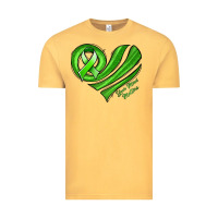 Vintage Mustard mental health awareness heart Vintage Tee - Jasminsmagicworld