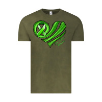 Vintage Olive mental health awareness heart Vintage Tee - Jasminsmagicworld