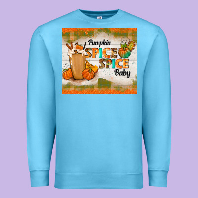 Pumpkin Spice Spice Baby Premium Sweatshirt Designed By Tumblerdesignbyshophia