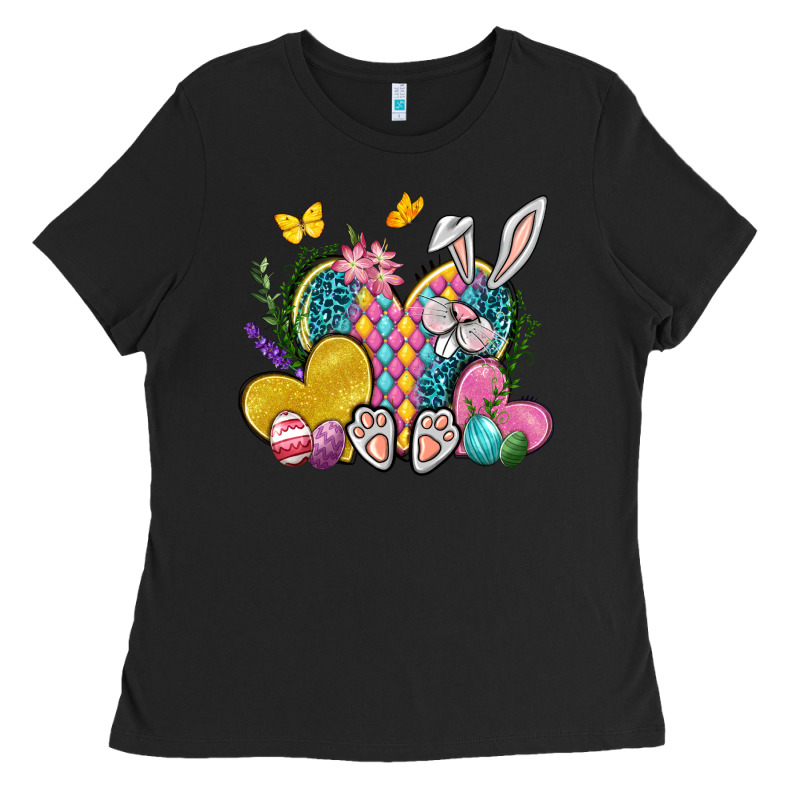 Easter Heart Easter Day Ladies Tee by Neo Western | Teevron