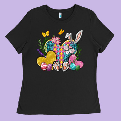 Easter Heart Easter Day Ladies Tee Designed By Neo Western