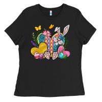 Black Easter Heart Easter Day Ladies Tee - Neo Western