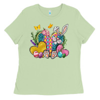 Matcha Easter Heart Easter Day Ladies Tee - Neo Western
