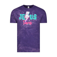 Cloud Purple jesus saves Vintage Tee - JahusDesignShop