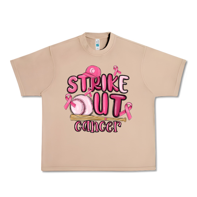 Strike Out Cancer Baseball Urban Heavy Tee by MaliasSmallBusiness | Teevron