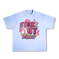 Grape Ice strike out cancer baseball Urban Heavy Tee - MaliasSmallBusiness