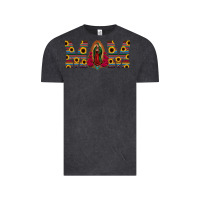 Vintage Black mom lady of guadalupe  serape sunflower Vintage Tee - Jasminsmagicworld