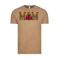 Mom Lady Of Guadalupe  Serape Sunflower Vintage Tee | Teevron