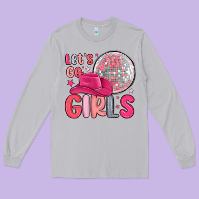 Let S Go Girls Long Sleeve Tee Designed By Maliassmallbusiness
