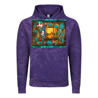 Cloud Purple western horse sunset turquoise's gemstones mousepad Vintage Hoodie - BarkalooDesign
